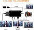 4-in-1 HDMI Adapter, HDMI to VGA DVI Converter with Audio, 1080p Video for Laptop and Projector