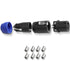 MEIRIYFA 8 Pole Speakon Connector Plug,NL4 Speak-On 8 Pin Male Audio Speaker Twist Lock Plugs and Female Panel Mount Plug Adapter for NL8FC, NL8FX, NLT8X, NL8FC, NL8FX (2Pack)