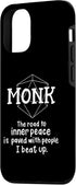 iPhone 15 Pro Monk Funny Character Joke Case for Roleplaying Games