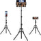 JUBOR iPad Tripod Stand, 63" Height Adjustable Tripod for Tablet, 360 Rotation Tablet