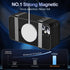 MOCCA iPhone 12 Case: Strong Magnetic, Compatible with MagSafe, Slim Shockproof Translucent Protective Cover - Black