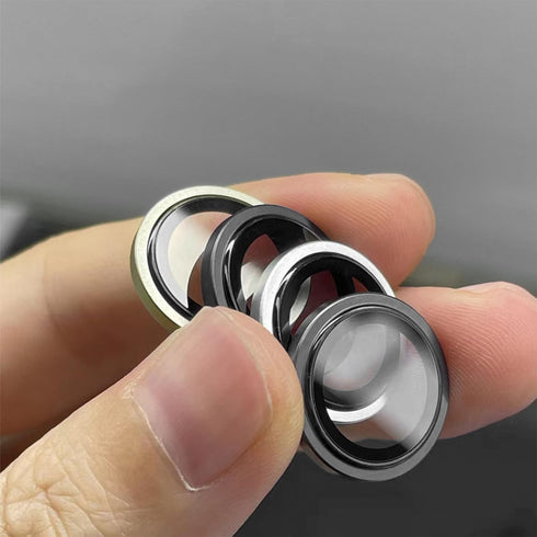 14 14 9H TENOC Camera Lens Protector for iPhone & iPhone Plus, Tempered Glass Camera Screen Cover, Black Metal
