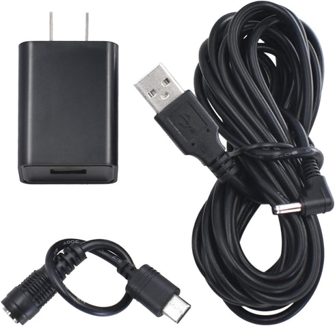 Charge Cable Power Adapter for Ring Stick Up Cam Battery 3rd Gen/2nd Gen, Weatherproof Power Cord, 13.2FT