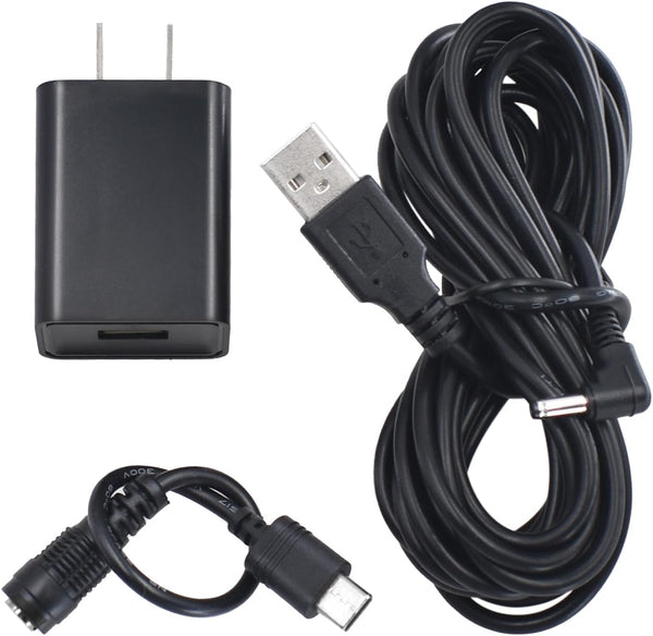 Charge Cable Power Adapter for Ring Stick Up Cam Battery 3rd Gen/2nd Gen, Weatherproof Power Cord, 13.2FT