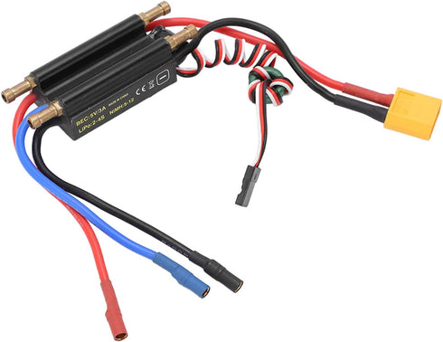 30A 2-4S 450mm Brushless RC Boat ESC, Electric Speed Controller for Boat Models, High Performance Marine ESC