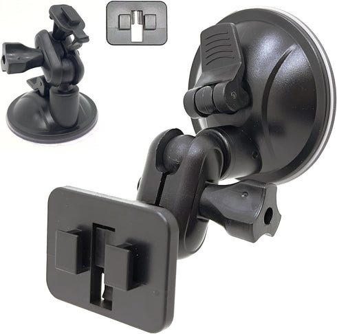 Enhanced Strong Car Windshield Suction Cup Mount for Edge CS and CTS Evolution with Dual Ball Socket Adapter