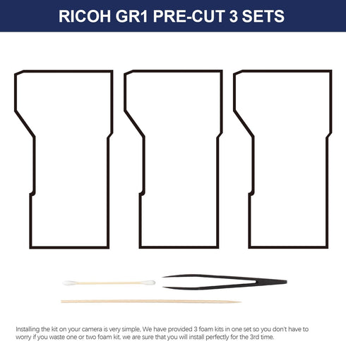 eTone Pre-Cut Light Seal Foam Sponge Kits for GR1/GR1S/GR1V/GR10/GR21/R1/R1S Film Camera Repair