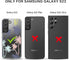 MYBAT PRO Slim Cute Clear Crystal Mood Series Case for Samsung Galaxy S22 6.1 inch, Stylish Hard PC + Soft TPU Bumper Military Grade Drop Shockproof Non-Yellowing Protective Cover, Pastel Palms