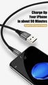 IFLASH Charge/Sync Cable w/LED, 6 Feet Data Cable Fast Charging and Sync Charger for iPhone Xs/XS Max/XR/X / 8/8 Plus /7 Plus / 6S/6 Plus/SE, iPad Air Mini 2/3/4, iPod Touch 5/6 (2 Meters) by IFLASH