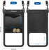 10in Waterproof Phone Pouch - IPX8 Dry Bag with Lanyard for iPhone 15/14/13/SE & Galaxy 23/22/21/20 Series.