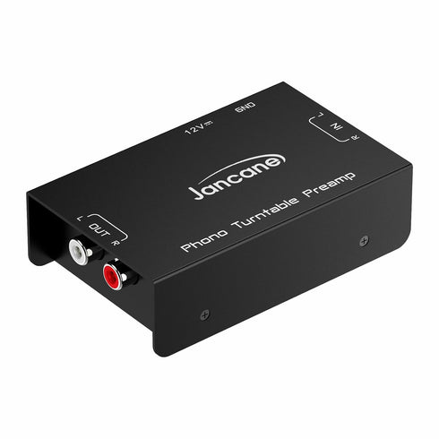 Phono Turntable Preamp,Low Noise Stereo Preamplifier with RCA Input/TRS Output, High-Fidelity Audio