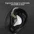 CCA CRA In-Ear Monitor Headphones: Wired IEMs with Ultra-Thin Dynamic Driver, Clear Sound, Deep Bass & Tangle-Free
