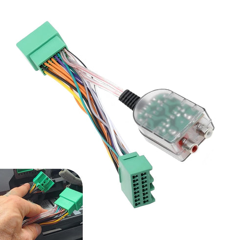 Culycey Add A Subwoofer Amplifier Wire Harness, Subwoofer Amplifier Adapter, Add an Amp