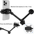Truck Phone Stand with 10" Length Arm for 3.5~7.5" Smartphones, Multi-Angle Adjustable Aluminum Alloy Mount
