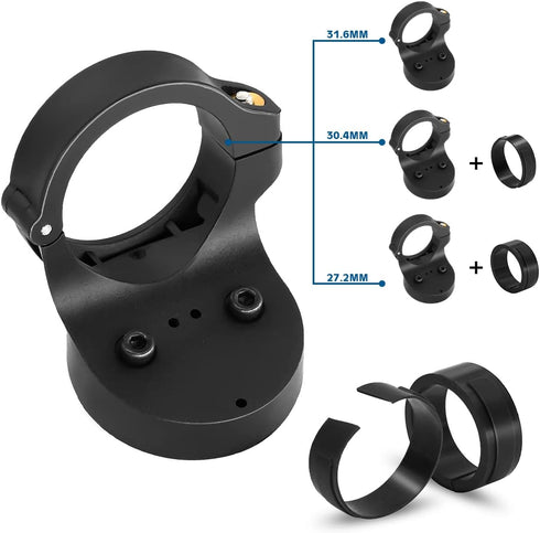 Thinvik Seatpost Mount for Garmin Varia rvr315 rtl510 rtl515, Fixed on 27.2mm 30.4mm 31.6mm, Bicycle Accessories