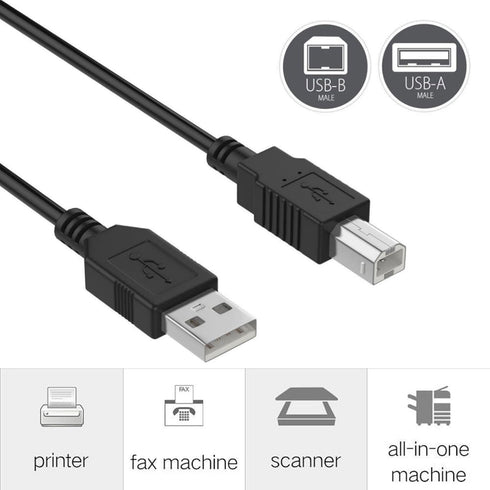 6ft 2.0 Digipartspower USB Cable Cord Lead for PANiNi My Vision X Check Scanner VisionX Reader