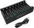 SPMST AA/AAA Battery Charger: A 5V 2A Type-C Fast Charger with 8-Slot LED