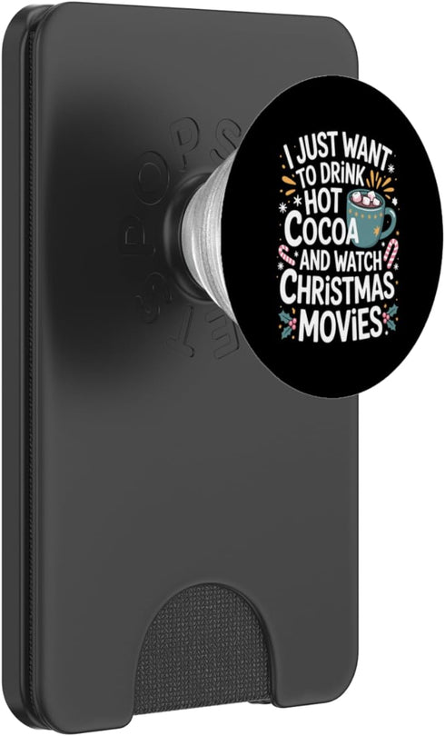 Hot Chocolate Gift Hot Cocoa Accessories & Stuff Funny Hot Chocolate Costume for Men Women Kids Hot Cocoa PopSockets PopWallet