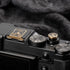 Set xpro2 x100vi xt50 xt30 Alloy-Set) Falling Cherry Blossoms Camera Metal Hot Shoe Cover Shutter Button for Fujifilm
