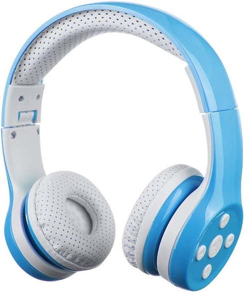 Kids Wireless Headphones, Bluetooth 5.0, 15 Hours Play, 93db Volume Limited with Built-in Mic for School
