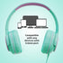 INFURTURE Kids Headphones with Microphone, Volume Limit 94dB, Wired Headphones for School, Travel, Compatible with