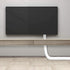 20ft - 1 inch White Cable Sleeve, Cable Organizer for Desk PC, Wire Protector Cover for Home Office