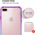 GeekZone iPhone 8 Plus/7 Plus Case, Colorful Shock Absorption Technology with Hard Back Panel (Bluepurple)