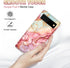Btscase Gold Glitter Bling Marble Pattern Case for Google Pixel 6, Slim Fit Shockproof Cover for Women