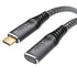 USB C Extension Cable 2M/6.6FT, Male to Female USB C 3.2 Extender Cord, 100W/5A Fast Charging, 20Gbps Sync for iPhone