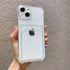 Tuokiou iPhone 15 Plus Case, Clear Protective Card Slot Case, Slim Fit Drop Resistant Soft TPU Wallet Case