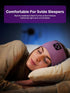 Sleep Headphones Bluetooth Headband, Long Playtime, Built-in Speakers for Workout, Running, Yoga