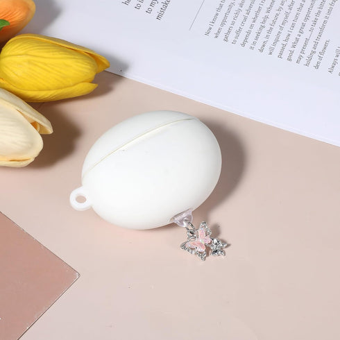 WLLHYF Set 11th/12th Cute Phone Charms Including Type C/USB C Dust Plug, Heart Grip Holder, Floral Keychain with Hook
