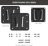 Mount-It! 0.7" 13-43" 30 lbs, 75x75 100x100, RV TV Mount, Rust-Proof Polymer, Dual Wall Plates & Quick-Release