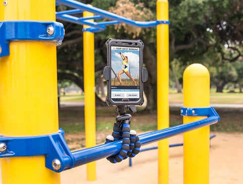 ARKON 11 inch Tripod Mount with Phone Holder for Video Retail, Black, Model: RVTRIXL