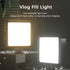 VL-81 LED Video Light with Softbox, Portable Photography Light, CRI95+ Bi-Color 3200K-5600K, Rechargeable Dimmable Vlog