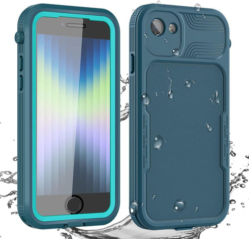 AICase iPhone SE 2020/2022/iPhone 7/8/6/6s Waterproof Case, 4.7" 360 Dustproof and Shockproof, Full Body Protection for