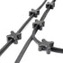 Magnetic Cable Holder Clip, Desktop Cord Keeper Organizer for Home Office Supplies, Wire Management (Black 10Pcs)