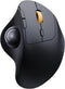 ProtoArc EM04 Wireless Trackball Mouse, Ergonomic Bluetooth Rollerball Rechargeable Mouse for PC, iPad, Mac, Windows -