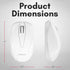 Macally USB Wired Mouse - 3 Button, Scroll Wheel, 5 Foot Long Cord, Compatible with Apple and Windows