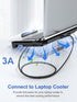 USB to USB Cable 1FT 5-Pack, USB 3.0 A Male to Male Cord Compatible with Hard Drive, Laptop, DVD Player