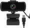 Wisoqu 1080P Business Webcam with Noise Cancelling Microphone, 3.26mm Length 110 Wide Angle
