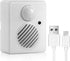 Enhon Motion Activated Sound Voice Player with USB Cable, Battery Powered Motion Sensor Alarm for Custom Audio Files