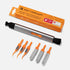 K&F Concept Multifunctional Lens Cleaning Kit, Aluminium Alloy Pen*1 + Airpods Stripper*3 + Flocking Sponge*3 for