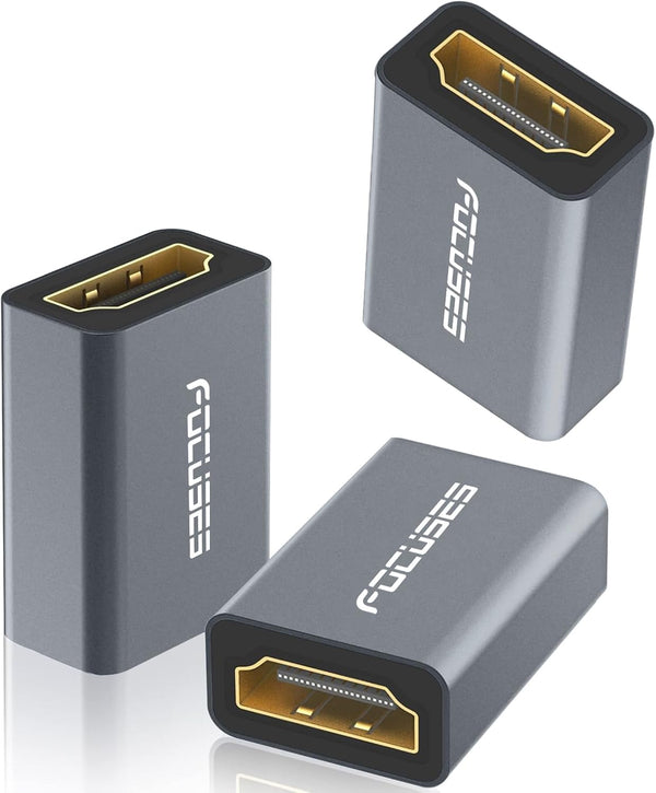 Forinces Focuses 3 Pack 8K HDMI 2.1 Female to Female Adapter, HDMI Coupler