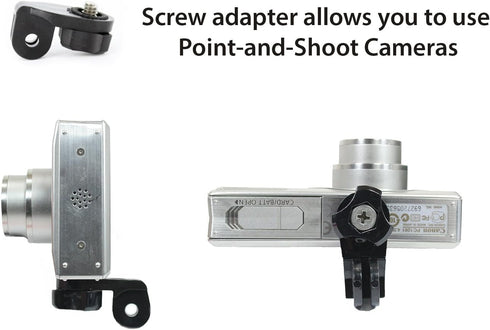 2 pc Universal Gimbal Conversion Adapter Set for Sony, Xiaomi, GoPro with 1/4-Inch Camera Screw