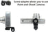 2 pc Universal Gimbal Conversion Adapter Set for Sony, Xiaomi, GoPro with 1/4-Inch Camera Screw