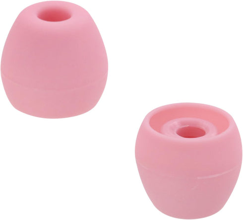 ALXCD Pink Eartips for BeatsX Earbuds, 8 Pairs S/M/L & Double Flange Soft Silicone Tips, Compatible with Beats by Dr.