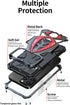 iPhone 14 Pro Max Case Metal Aluminium Bumper Cover with Built-in Soft Rubber Shock Proof Military Grade