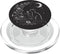 Cat Sitting on Crescent Moon Flowers Stars Drawing, PopSockets PopGrip for MagSafe