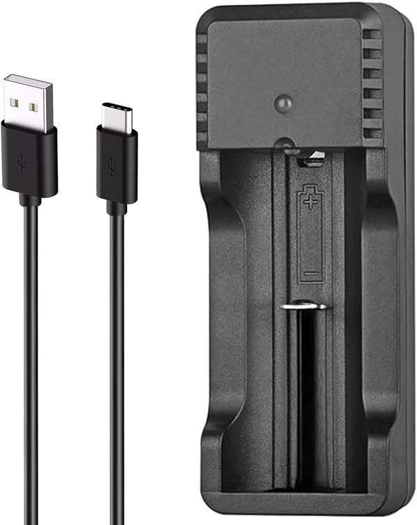 SAOPRKLER Flashlight Series USB-C Smart Power Bank, F1 Charger Compatible with 21700/18650/16340 Batteries